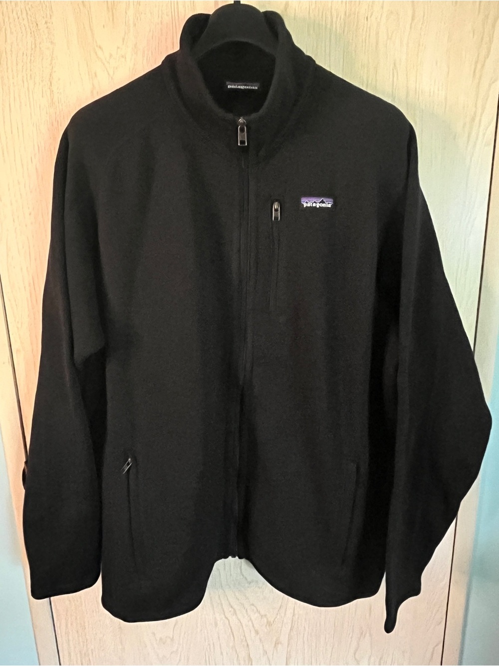 Patagonia Men's Better Sweater Fleece Jacket Black Sz 2XL